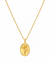 Rosa Rose Coin Pendant Necklace
