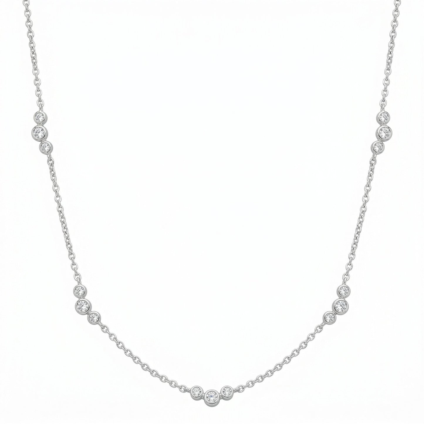 Stelle Multi-Star Station Layering Necklace - View 3 - HyraMode