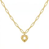 Best Gold Jewelry Gifts Under $30 - Remy Heart Necklace by HyraMode