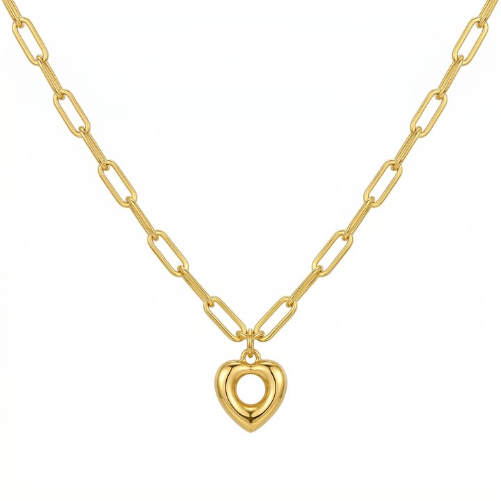 Best Gold Jewelry Gifts Under $30 - Remy Heart Necklace by HyraMode