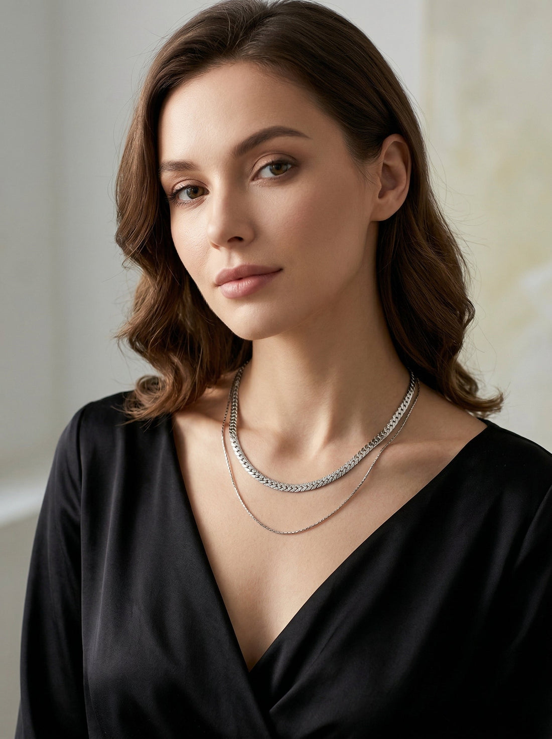 Wiva Chain layering- Necklace 4mm by HyraMode