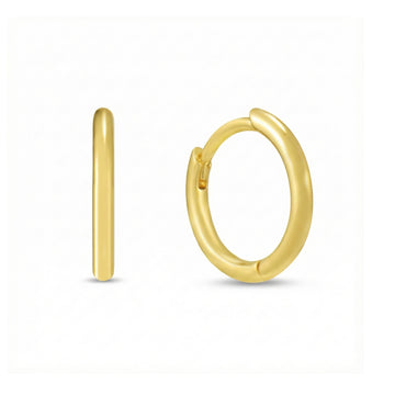 Essential Chunky Tube Hoop Earrings