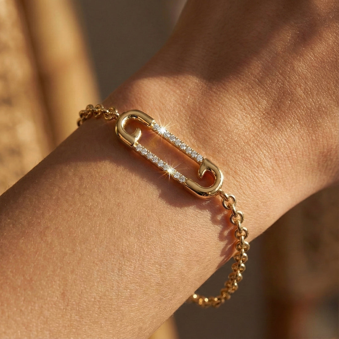 The Safety Pin Paperclip Bracelet