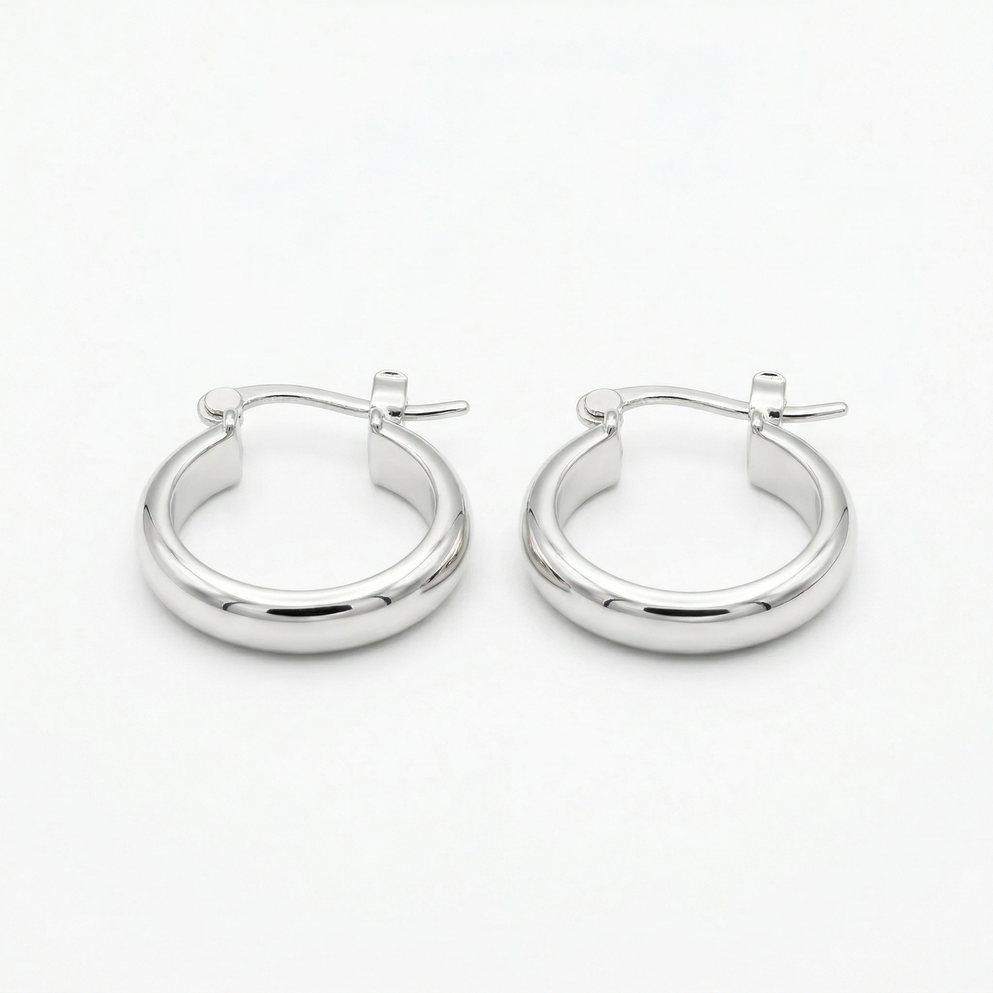 Bora Chunky Square Hoop Earrings hypoallergenic earrings by HyraMode