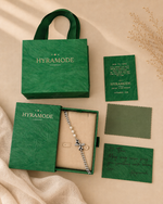 Bree Silver Enamel Bow Pearl Chain Bracelet