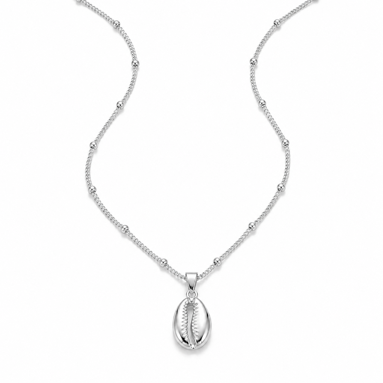 Cora Gold Cowrie Shell Pendant Necklace