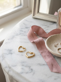 Amor Heart Hoop Earrings - View 18 - HyraMode