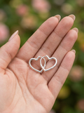 Amor Heart Hoop Earrings hypoallergenic earrings by HyraMode