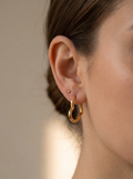 Amor Heart Hoop Earrings - View 17 - HyraMode