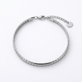 Arlo Slim Flat Box Chain Bracelet - View 6 - HyraMode