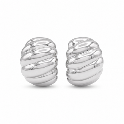 Caia Croissant Stud Earrings