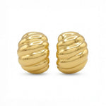Caia Croissant Stud Earrings — product view 1