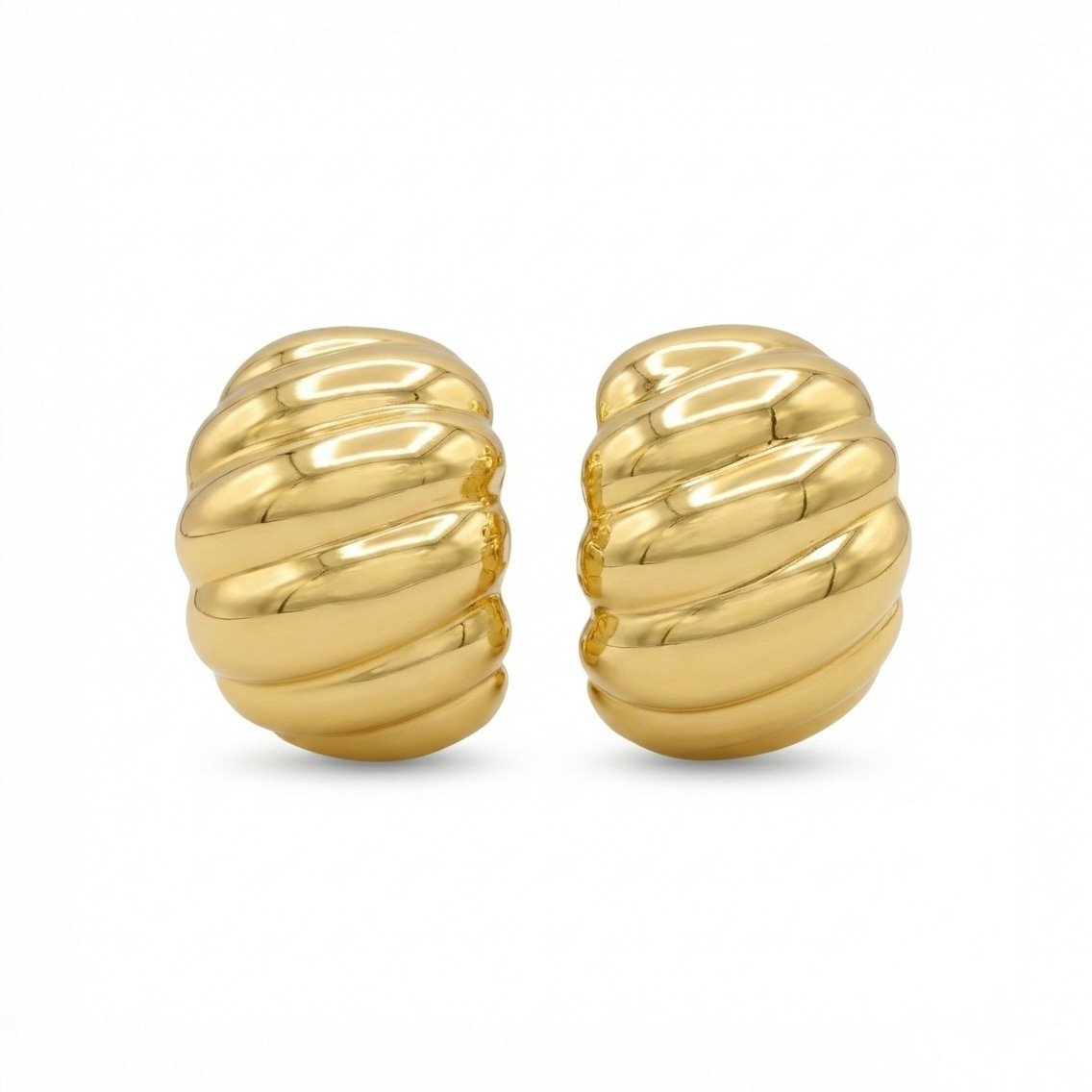 Caia Croissant Stud Earrings — product view 1