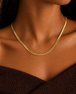 Calla Necklace Bold Herringbone