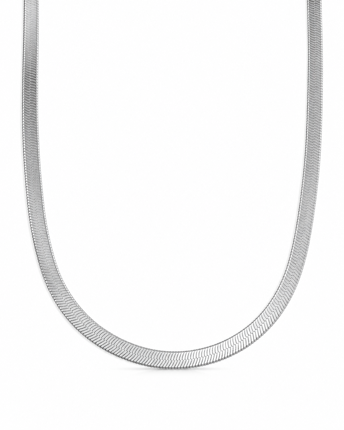 Bold Herringbone Calla Necklace