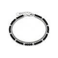 Davi Black Bead Station Bracelet - HyraMode Gold Jewelry