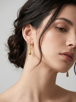 Deva Liquid Metal Water Drop Earrings