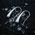 Deva Liquid Metal Water Drop Earrings hypoallergenic earrings by HyraMode