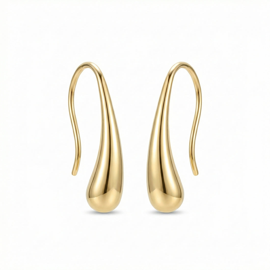 Deva Liquid Metal Water Drop Earrings hypoallergenic earrings by HyraMode