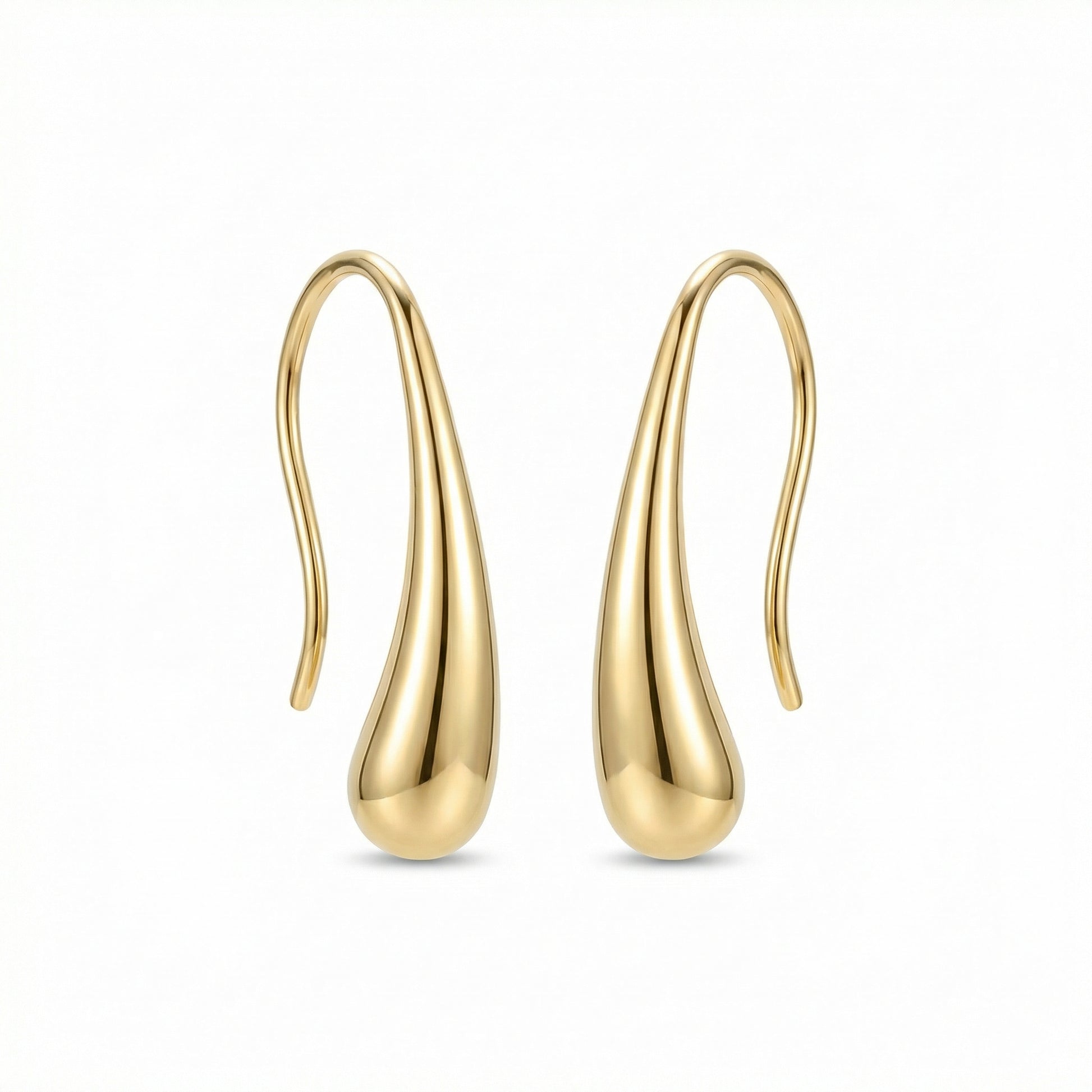 Deva Liquid Metal Water Drop Earrings hypoallergenic earrings by HyraMode