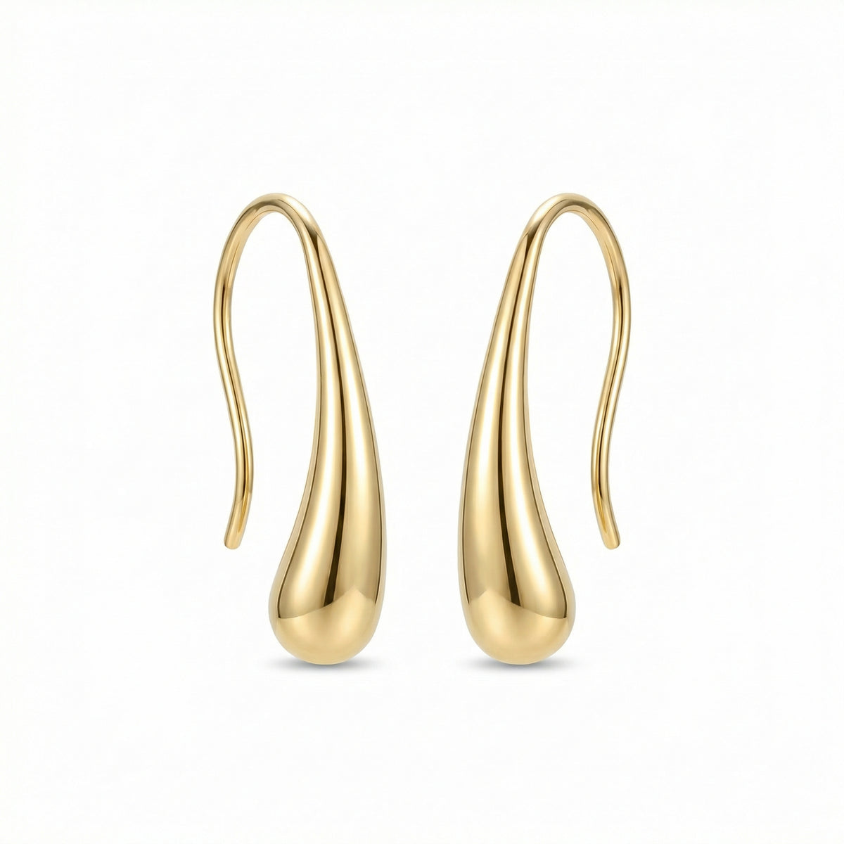 Deva Liquid Metal Water Drop Earrings — product view 1