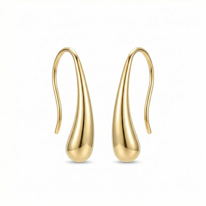 Deva Liquid Metal Water Drop Earrings hypoallergenic earrings by HyraMode
