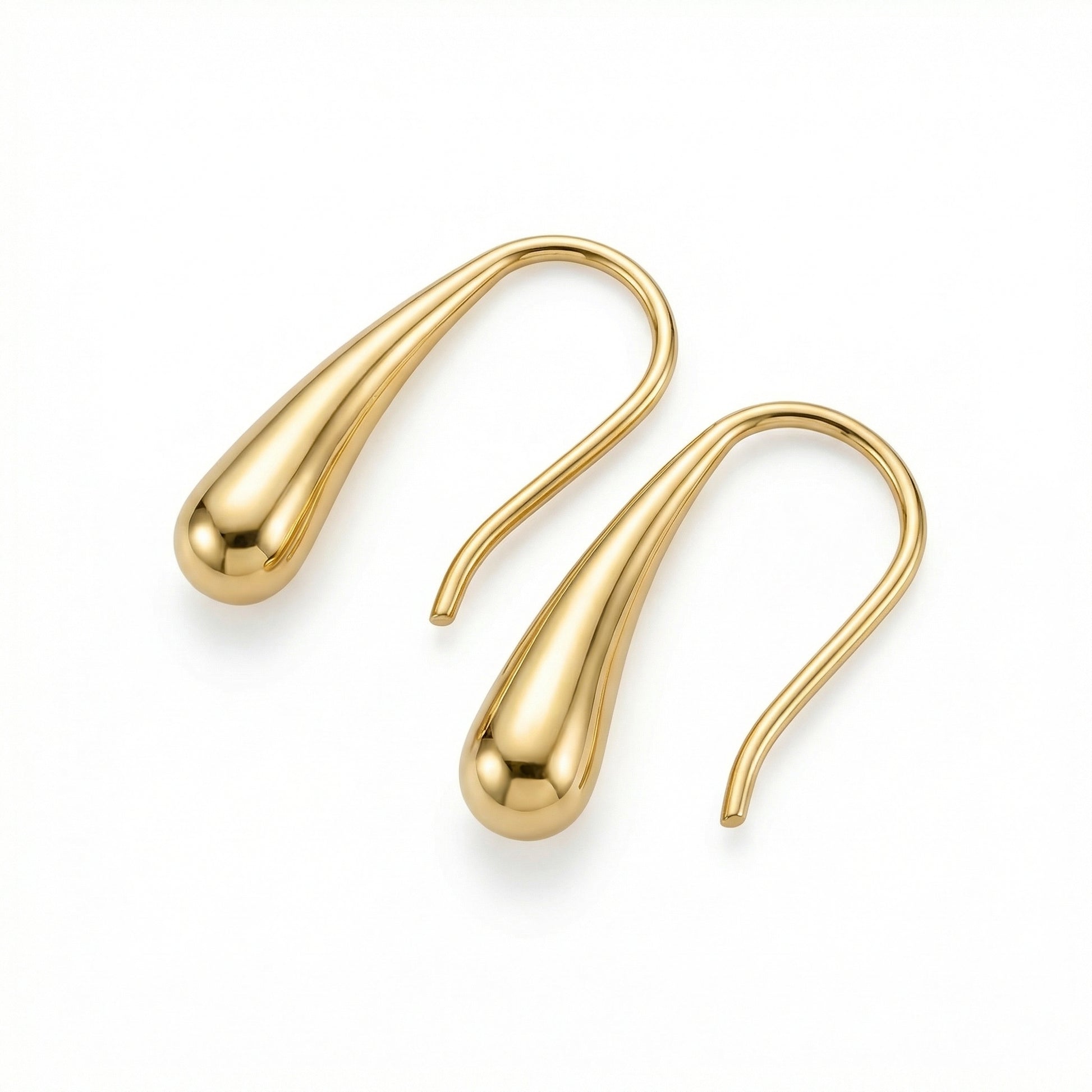 Deva Liquid Metal Water Drop Earrings hypoallergenic earrings by HyraMode