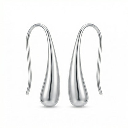 Deva Liquid Metal Water Drop Earrings hypoallergenic earrings by HyraMode