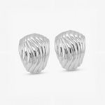 Fern Textured Stud Earrings