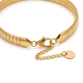 Gova Wide Herringbone Chain Bracelet - View 5 - HyraMode
