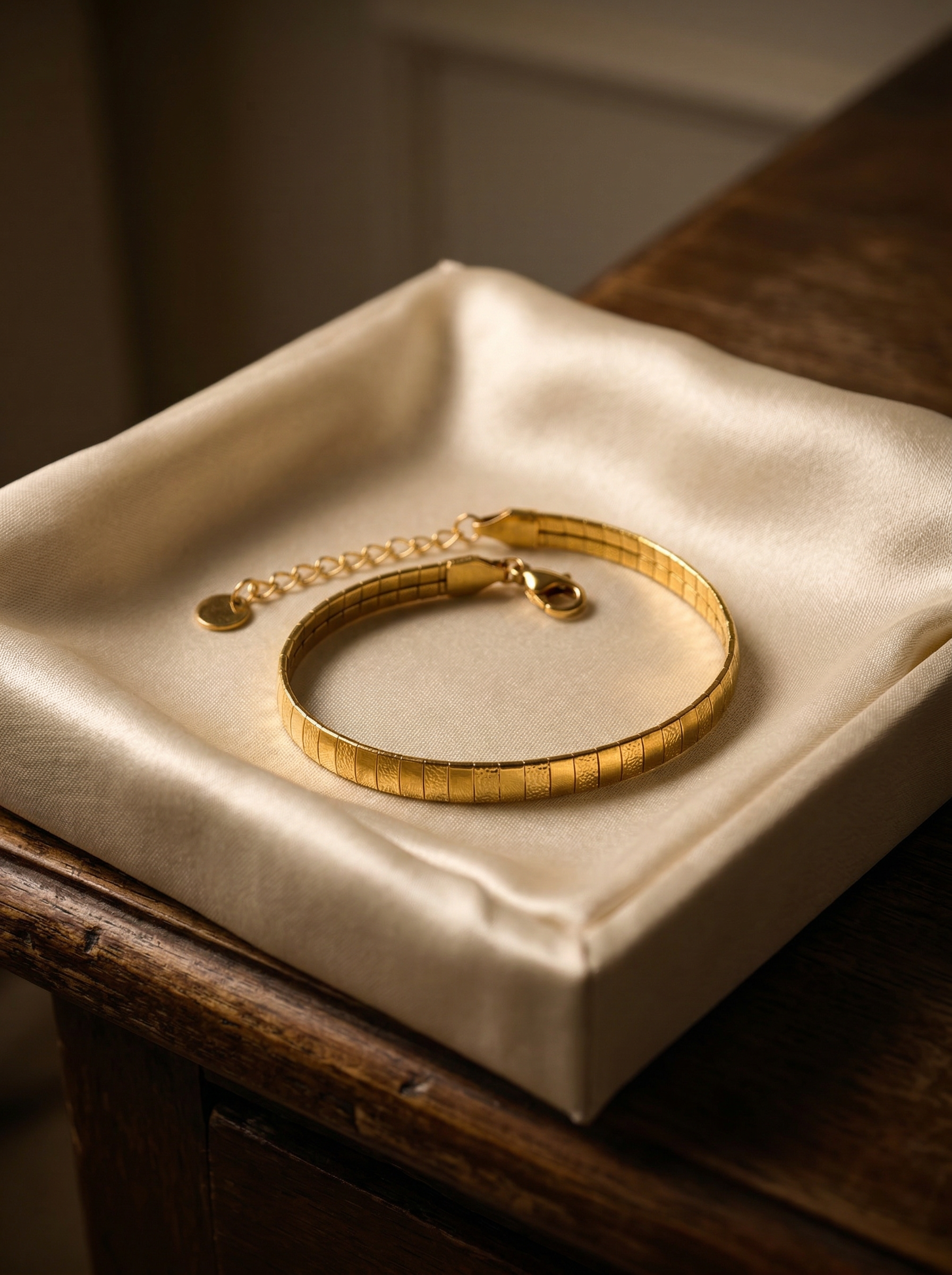 Hana Herringbone Flat Chain Bracelet - View 8 - HyraMode