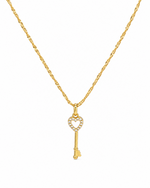 Kaia Heart Key Pendant Necklaces