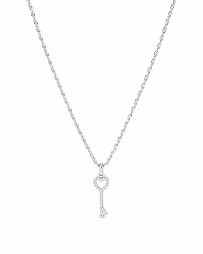 Kaia Heart Key Pendant Necklaces