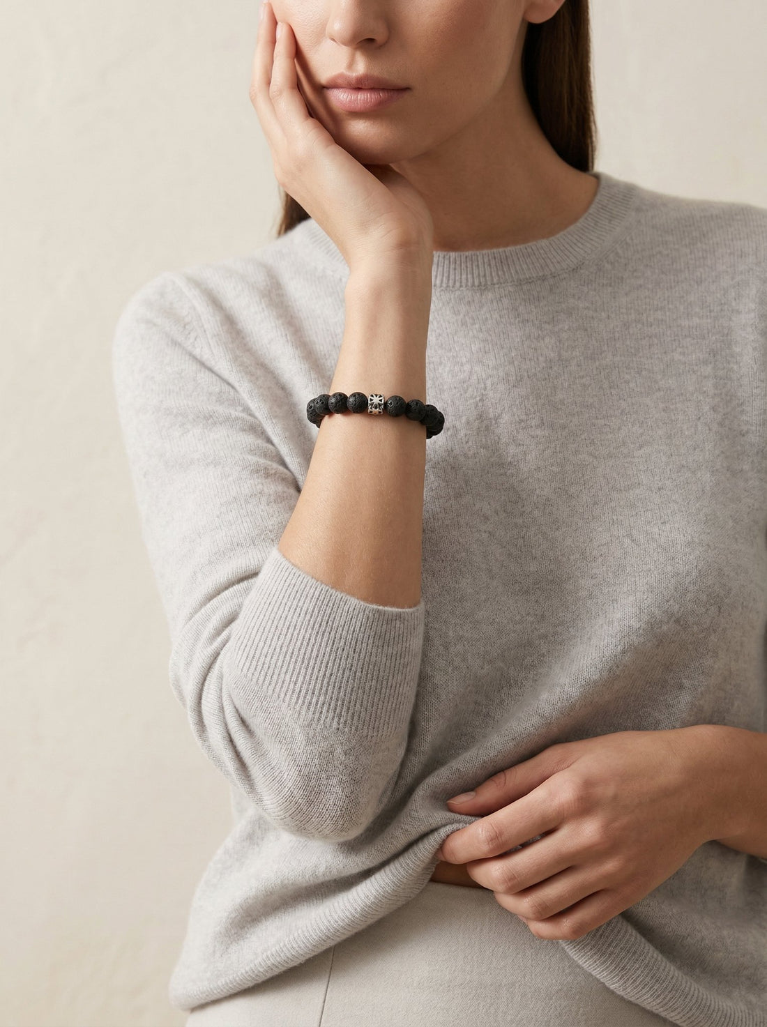 Kova Lava Stone Beaded Bracelet - View 2 - HyraMode