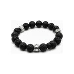 Kova Lava Stone Beaded Bracelet - HyraMode Gold Jewelry