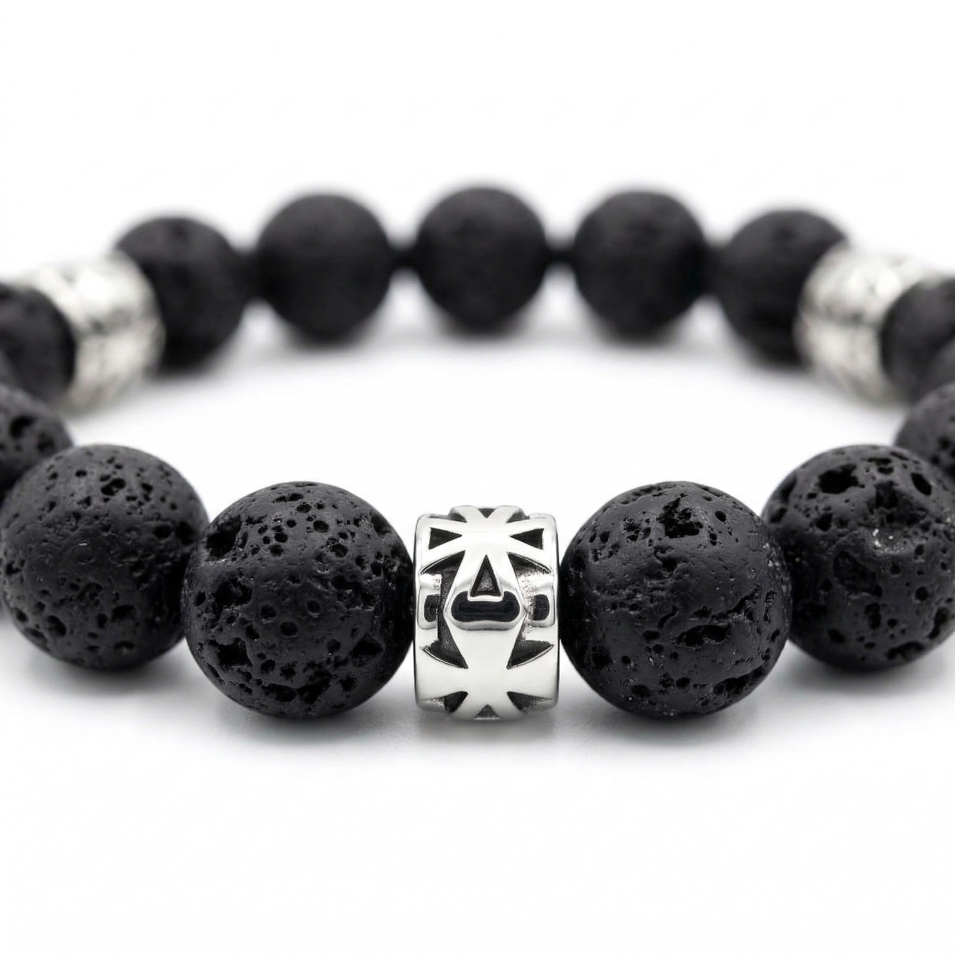 Kova Lava Stone Beaded Bracelet - View 8 - HyraMode