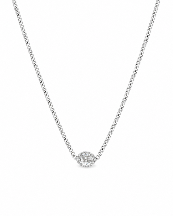 Mevi Dainty CZ Pendant Necklace