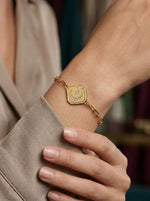 Nilo Paperclip Star Charm Bracelet - View 2 - HyraMode