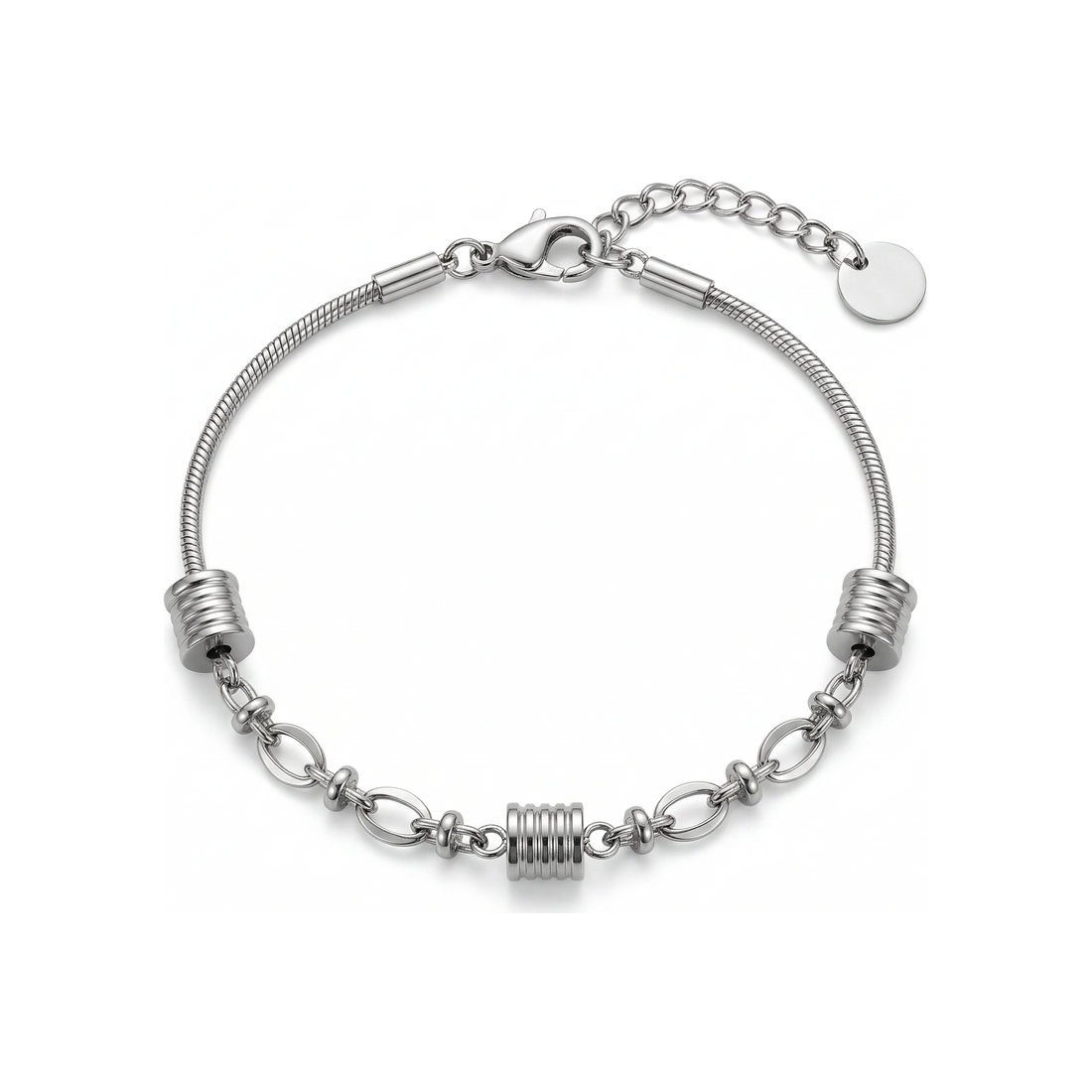 Roux Bar Station Chain Bracelet - HyraMode Gold Jewelry