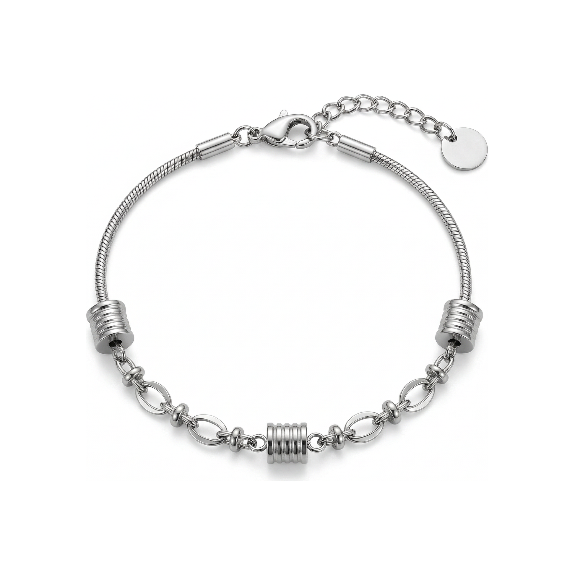 Roux Bar Station Chain Bracelet - HyraMode Gold Jewelry