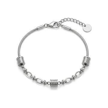 Roux Bar Station Chain Bracelet - HyraMode Gold Jewelry