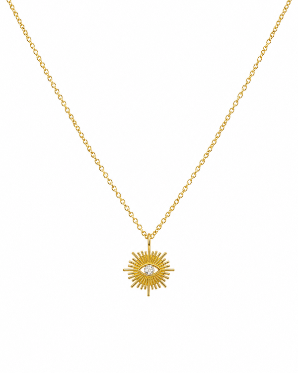 Sola Sunburst Pendant Necklace