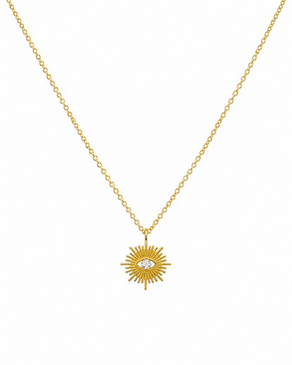 Sola Sunburst Pendant Necklace