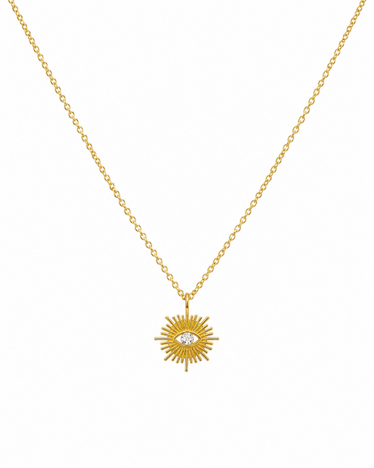 Sola Sunburst Pendant Necklace