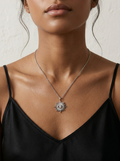 Sola Sunburst Pendant Necklace hypoallergenic necklace by HyraMode