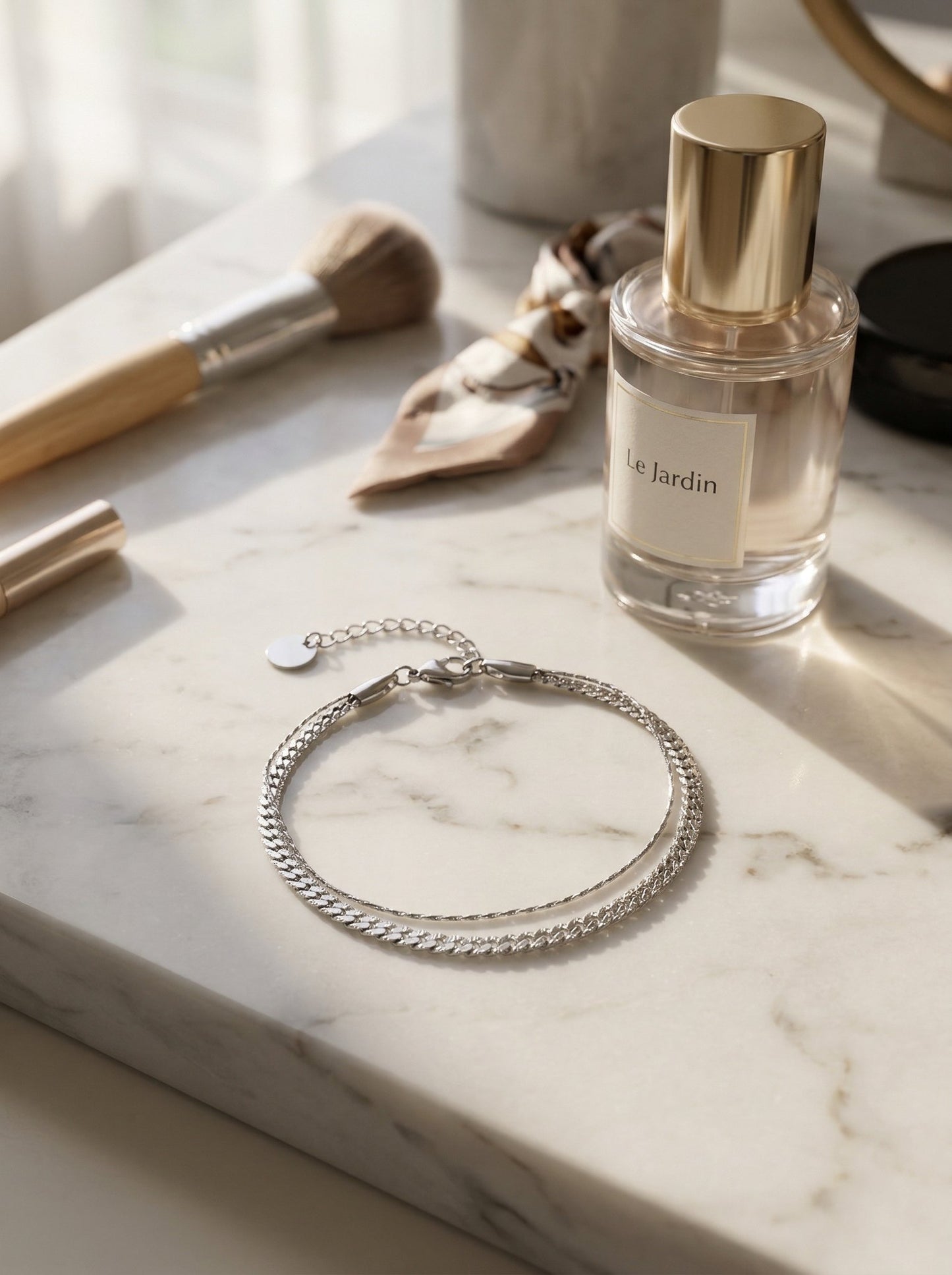 Suri Layered Multi-Chain Bracelet - View 7 - HyraMode
