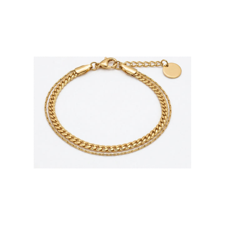 Suri Layered Multi-Chain Bracelet - HyraMode Gold Jewelry