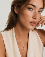 Vela Oval Pendant Necklace