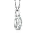 Vela Oval CZ Pendant Necklace hypoallergenic necklace by HyraMode