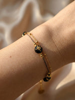 Zeno Mixed Bead Star Charm Bracelet - View 6 - HyraMode
